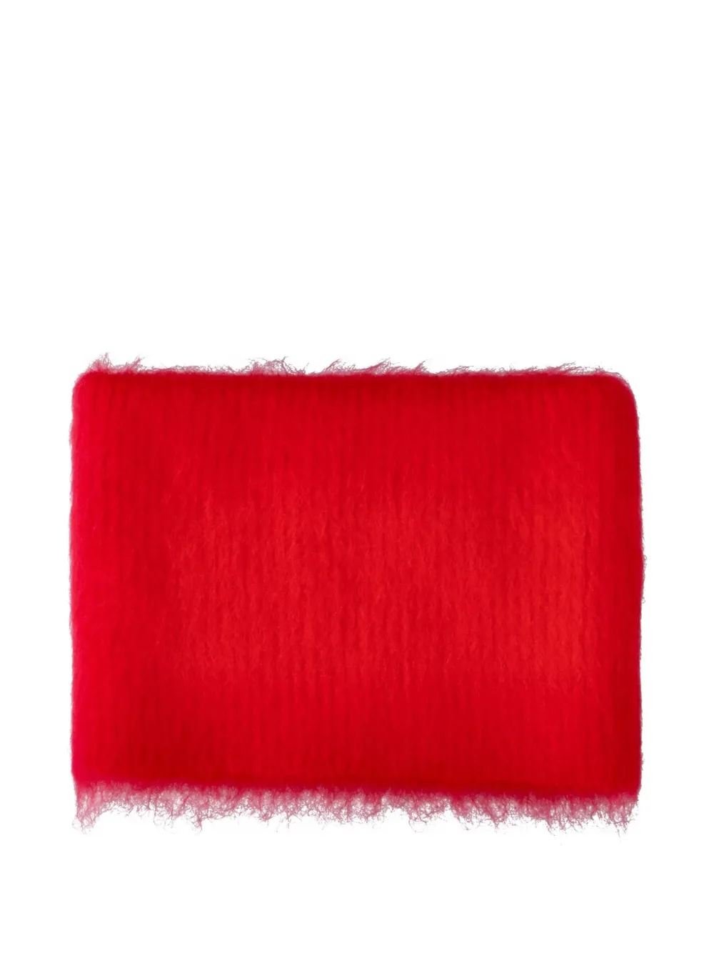 MM6 Maison Margiela brushed knit neck warmer - Rot