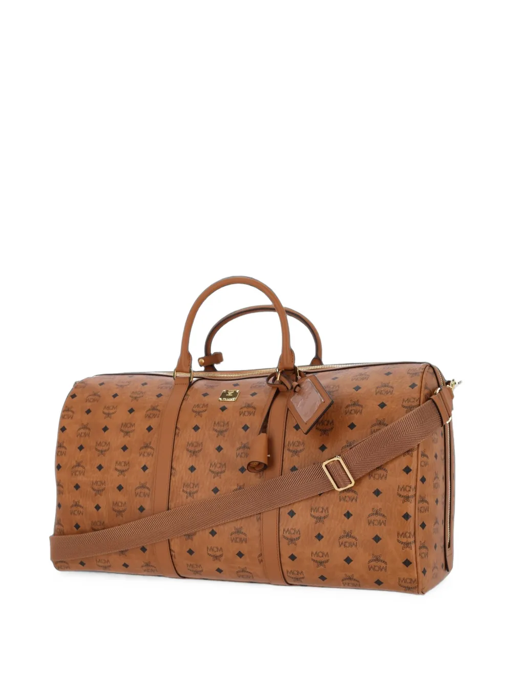 MCM Ottomar reistas met monogram-print Bruin