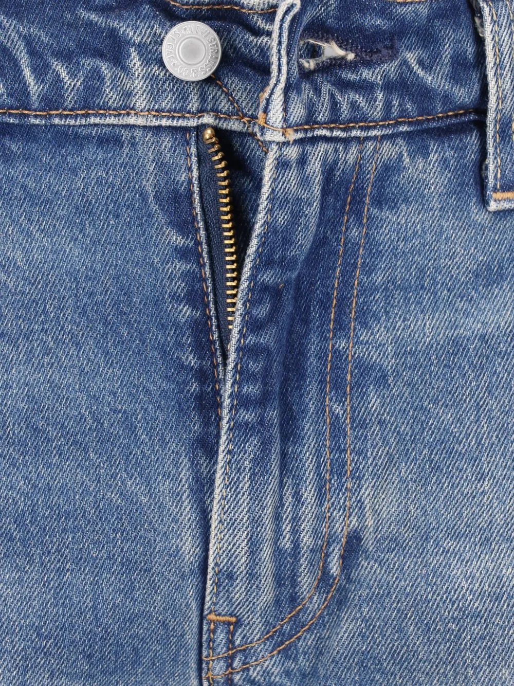 Levi's Selvedge straight-leg jeans Blauw