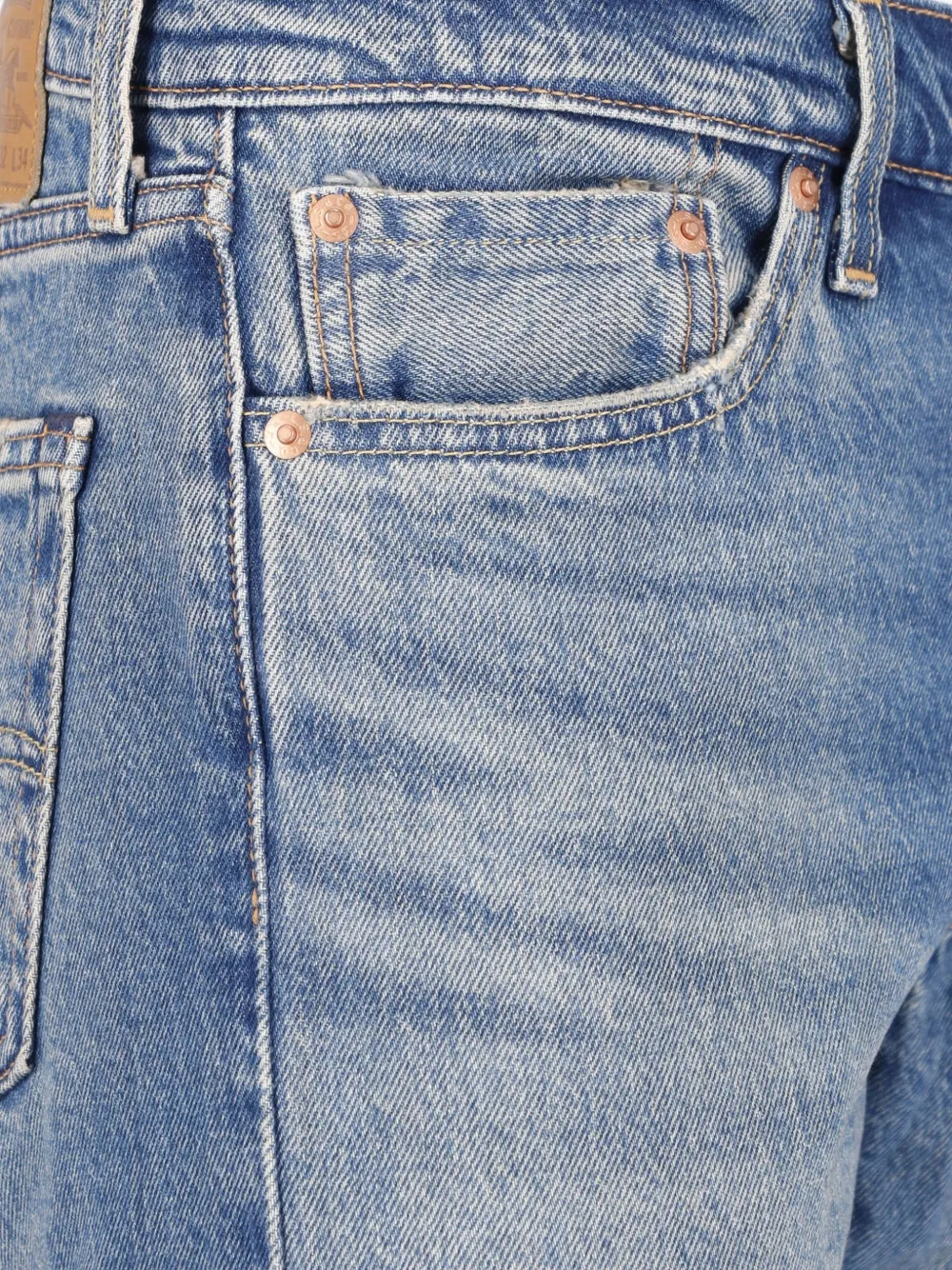 Levi's Selvedge straight-leg jeans Blauw