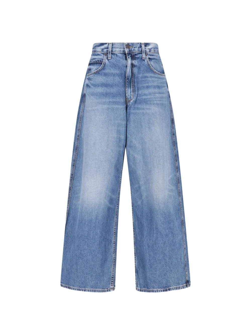 Nili Lotan faded wide-leg jeans - Blu
