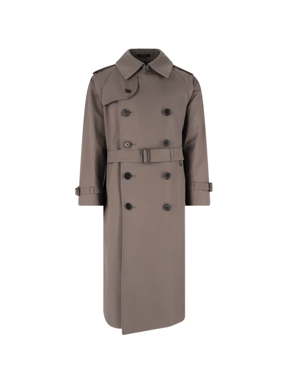 Caruso x Sanyocoat double-breasted belted trench coat - Grigio