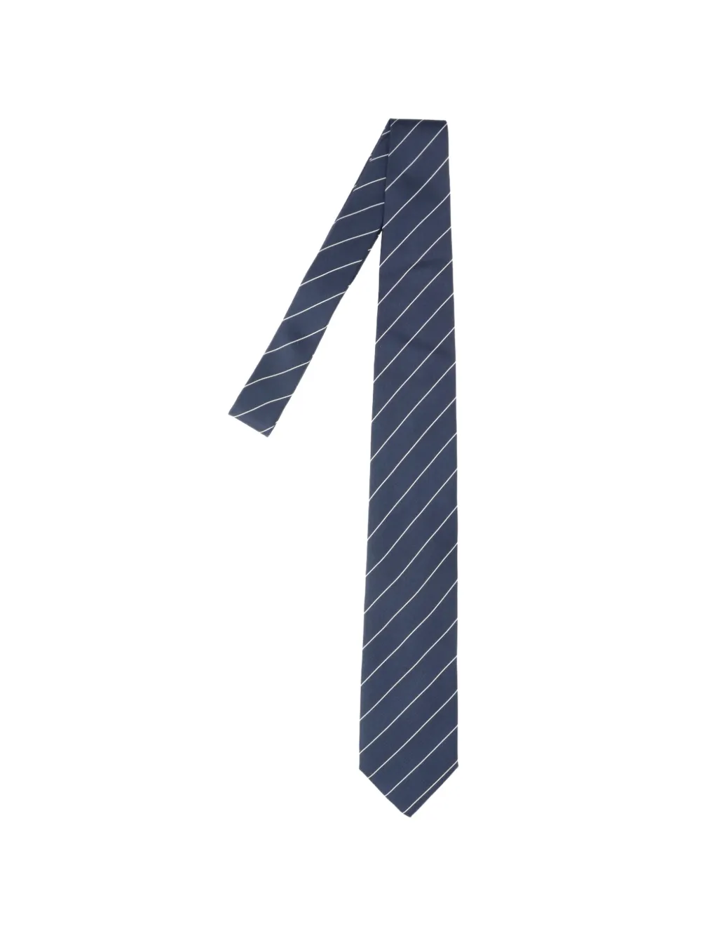 Lardini diagonal-stripe silk tie · One Size