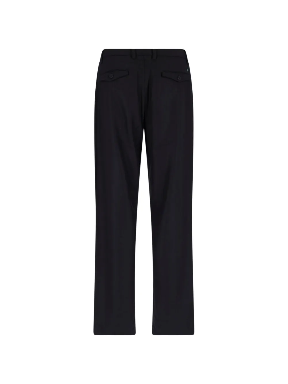 Closed Fairport Relaxed broek met knoopsluiting Zwart
