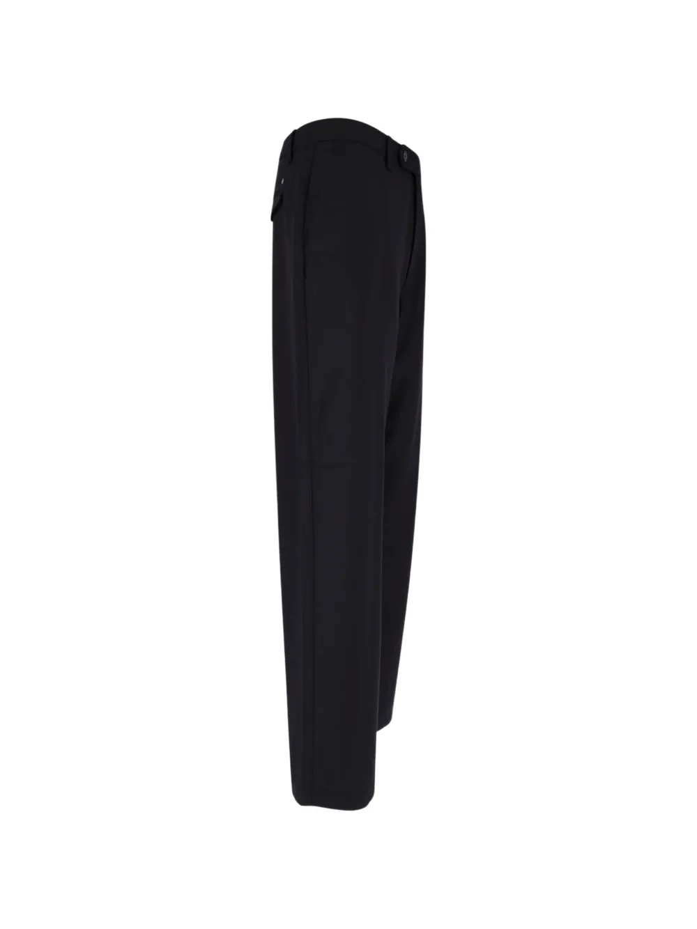 Closed Fairport Relaxed broek met knoopsluiting Zwart
