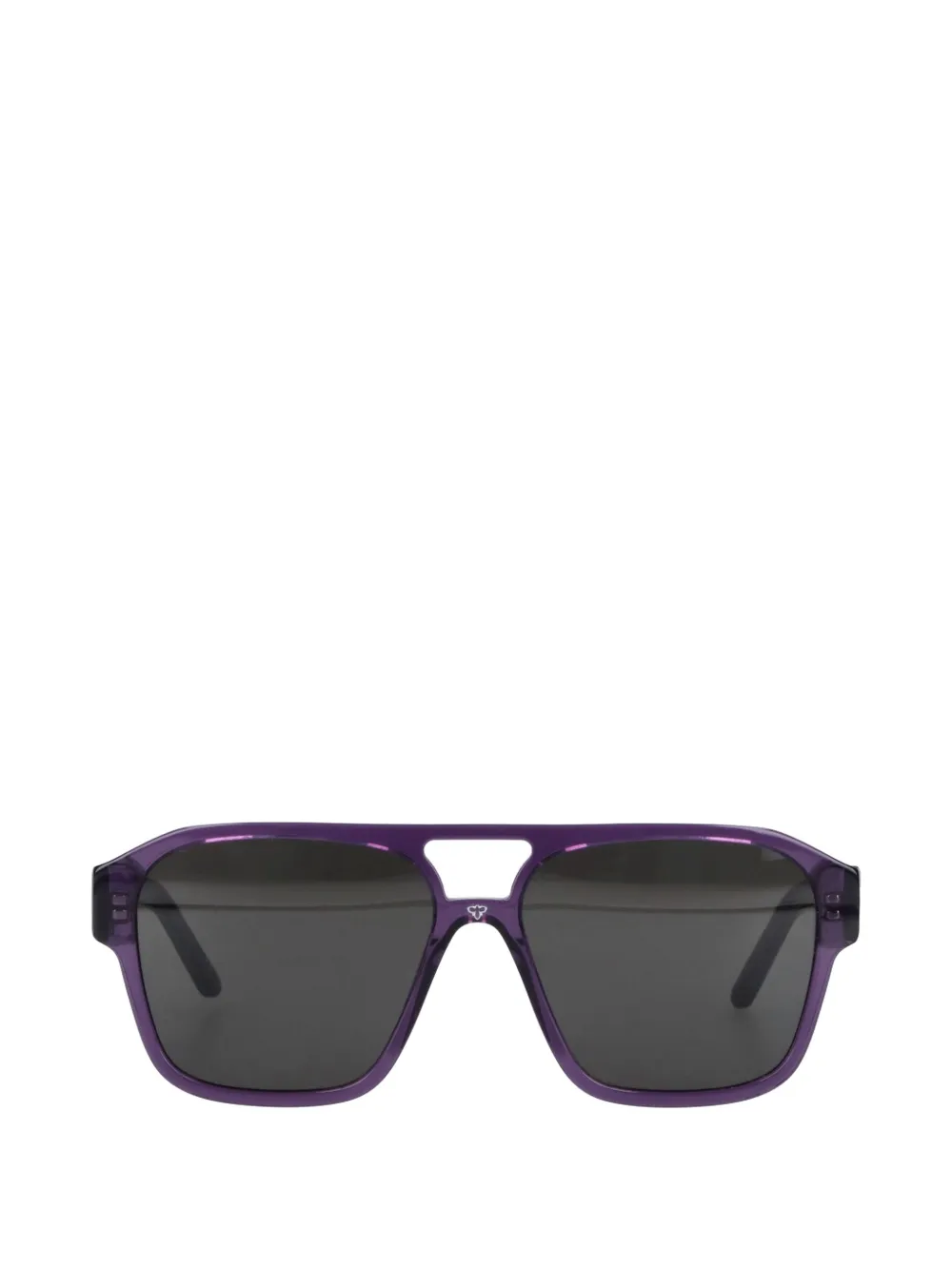 FACE HIDE Doppioponte Havana Pilotenbrille - Violett