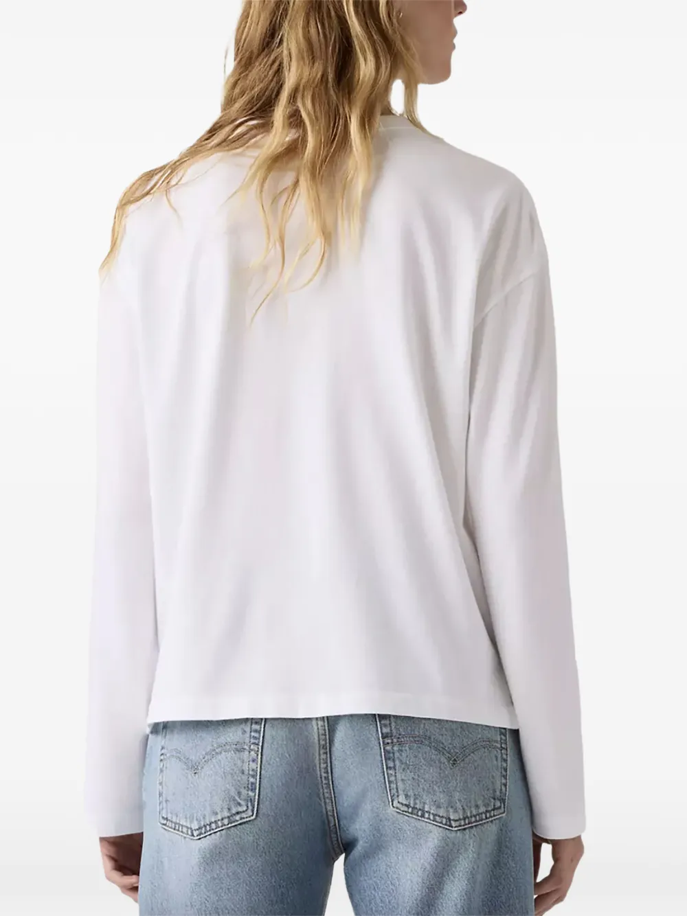 Levi's T-shirt met lange mouwen Wit