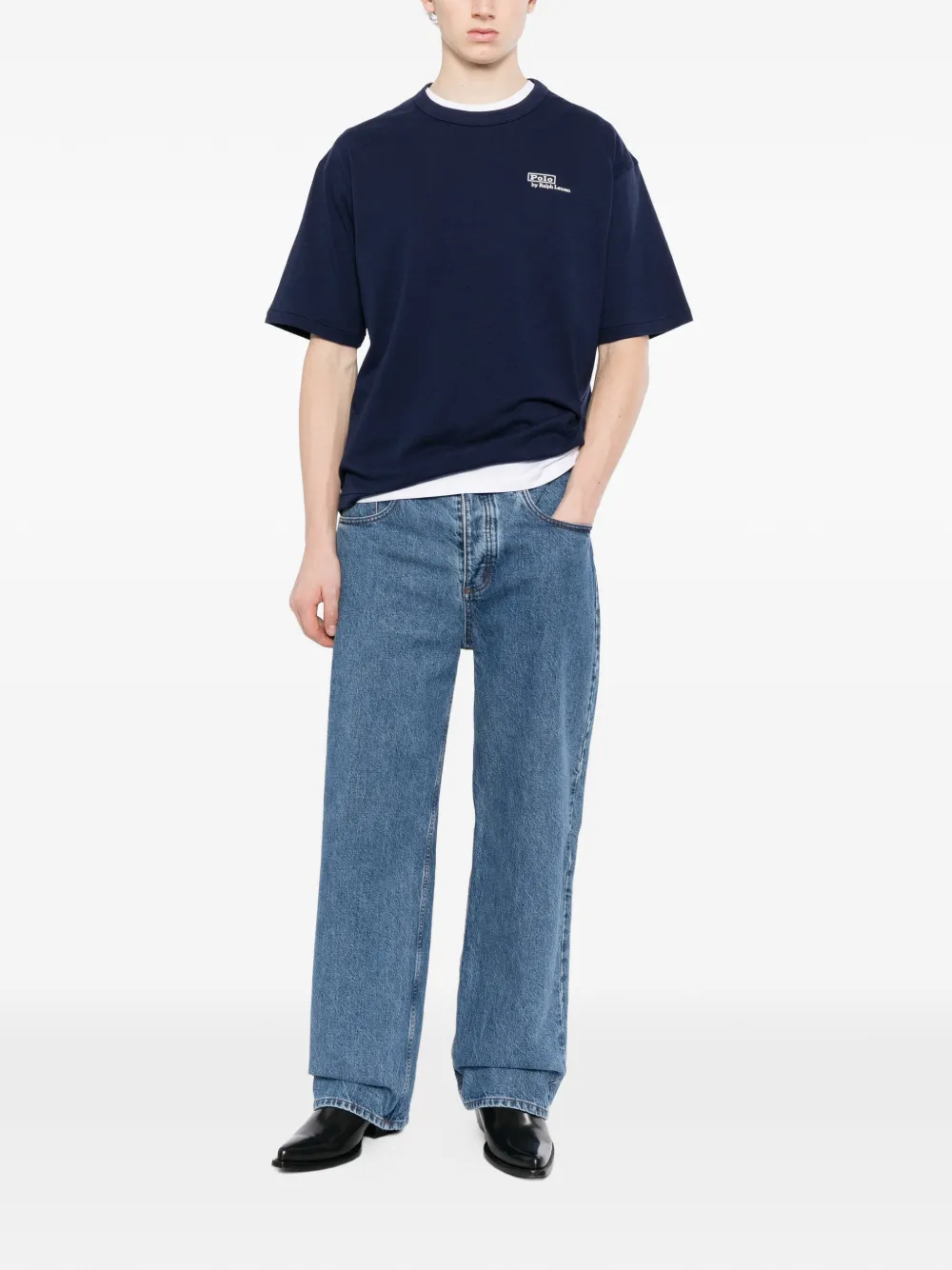 Polo Ralph Lauren T-shirt met logoprint Blauw