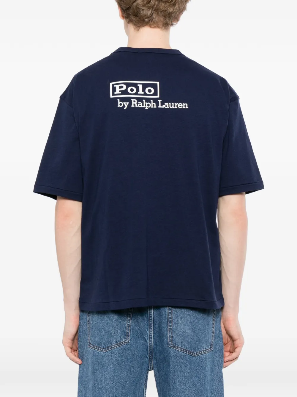Polo Ralph Lauren T-shirt met logoprint Blauw