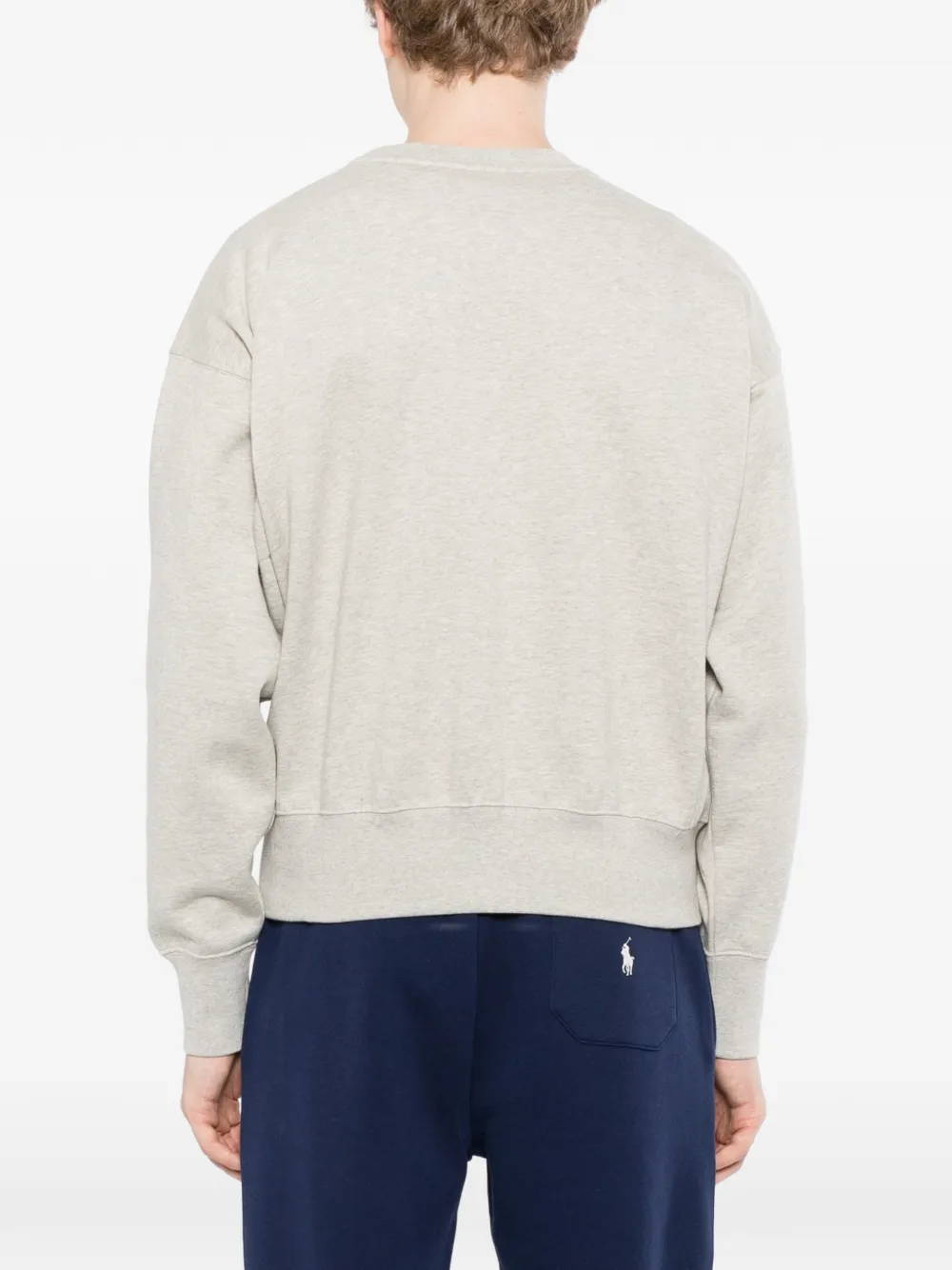 Polo Ralph Lauren Sweater met geborduurd logo Grijs