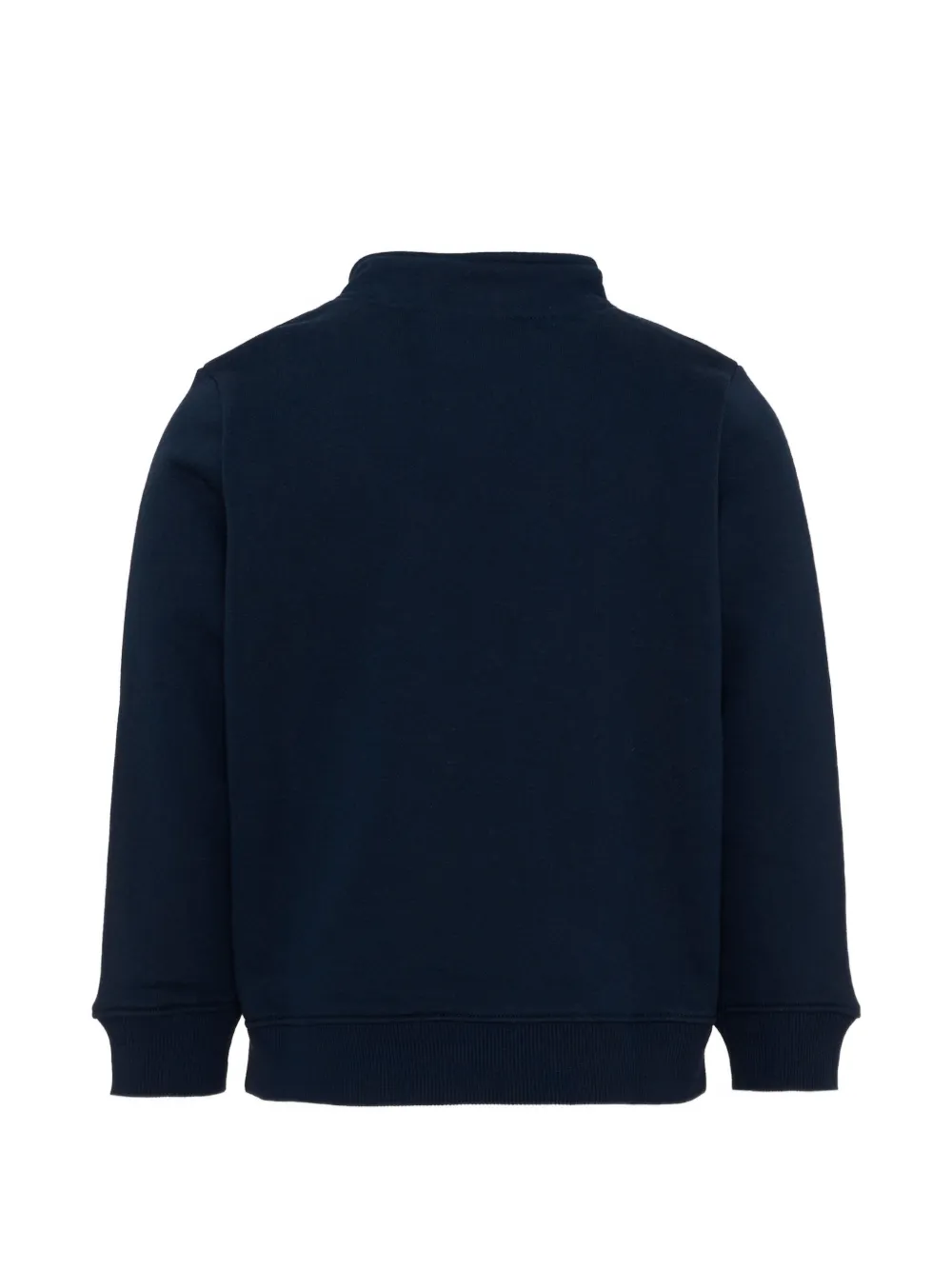Lacoste Kids quarter-zip sweatshirt Blauw
