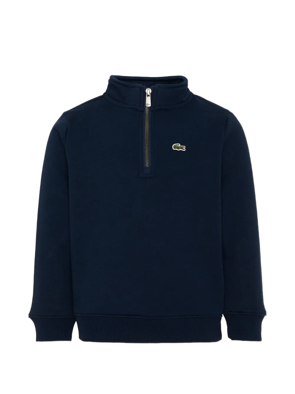 Lacoste Kids Sweatshirt mit kurzem Reißverschluss - Blau