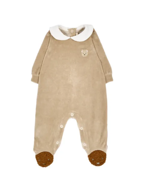 Le Boo Beebè teddy-embroidered pajamas