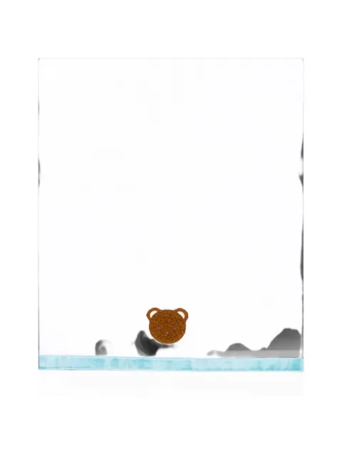 Le Boo Beebè teddy bear-patch bed linen
