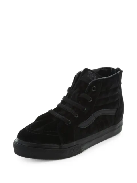 Vans Kids Sk8-Hi velvet sneakers