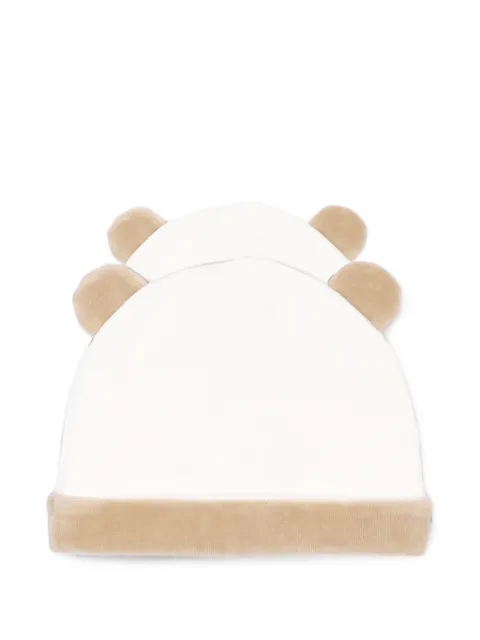 Le Boo Beebè ear-detail beanie hat