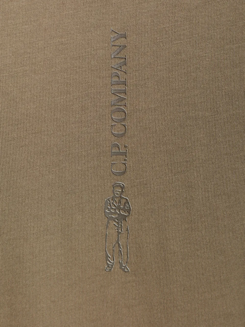 C.P. Company T-shirt met logoprint Beige