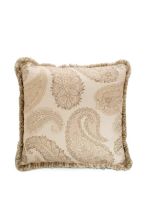 Versace Home I Love Baroque クッション 45cm x 45cm | ブラック