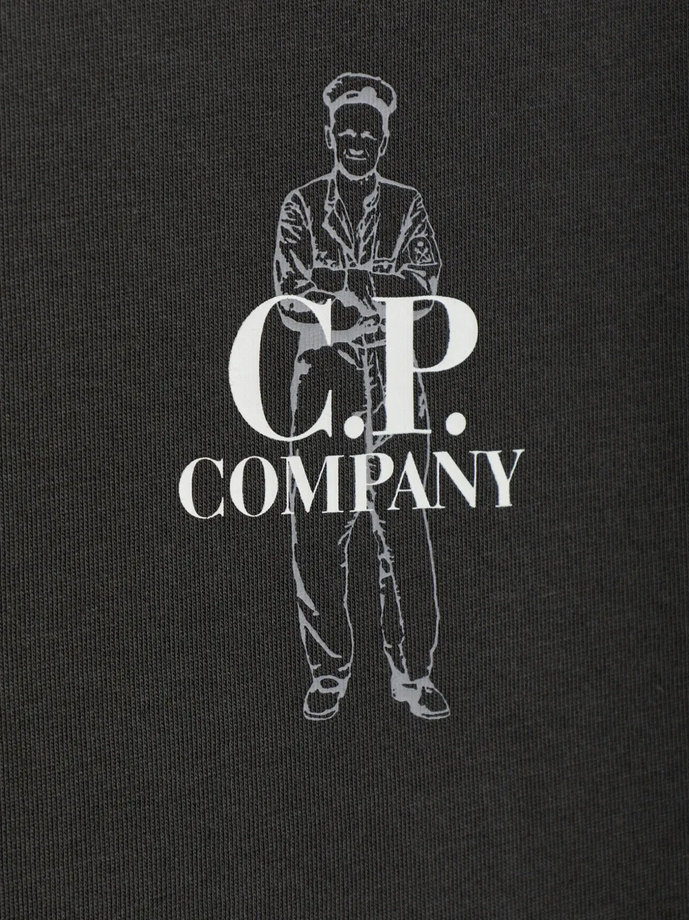 C.P. Company T-shirt met logoprint Grijs