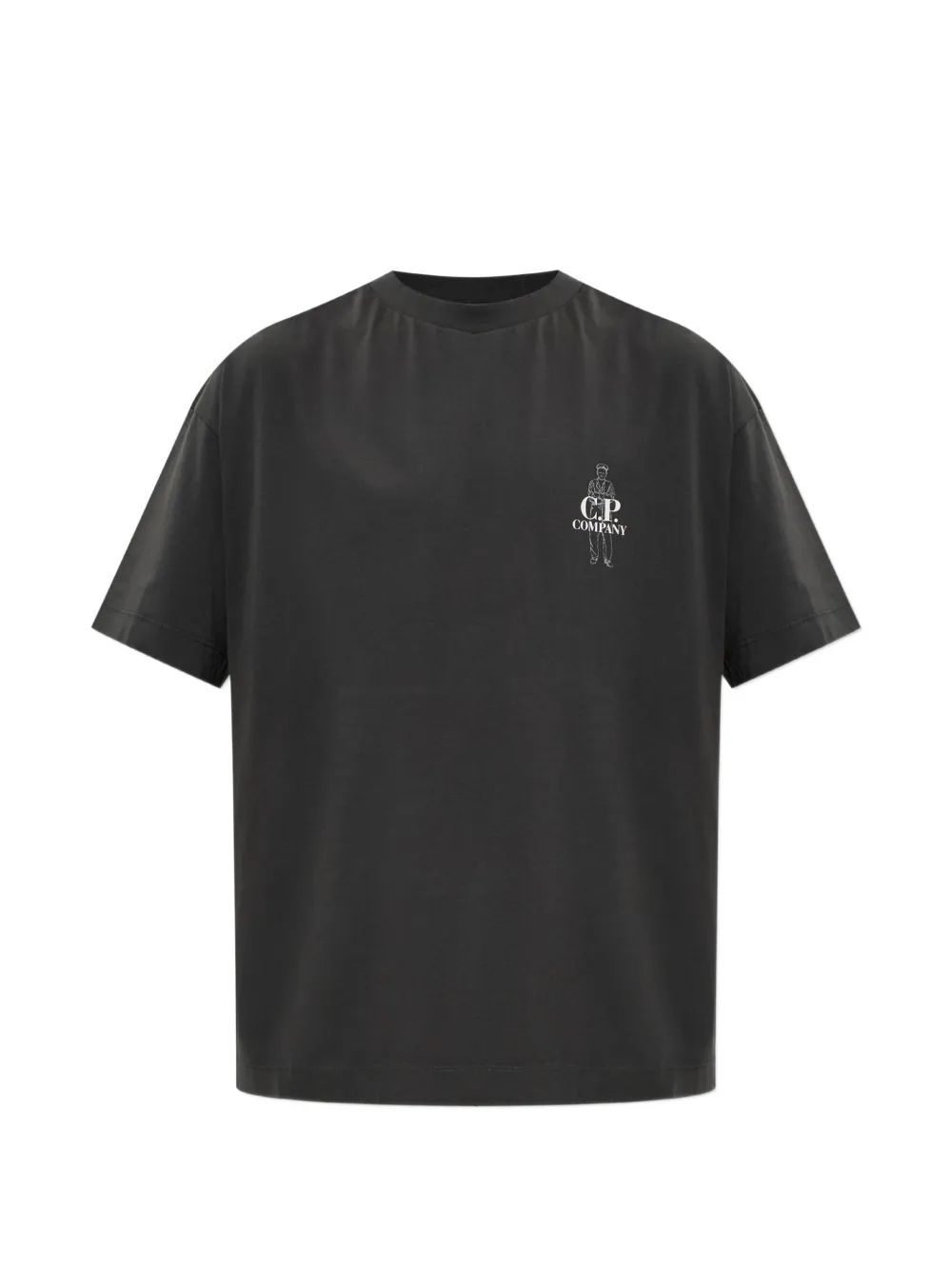 C.P. Company logo-print T-shirt - Grigio