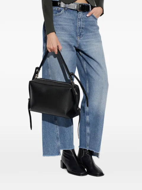 Yuzefi Bento pebbled leather shoulder bag