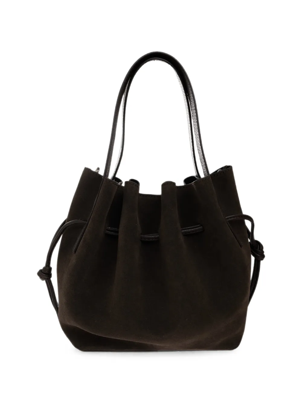 Yuzefi Scallop mini-bucket-tas Bruin