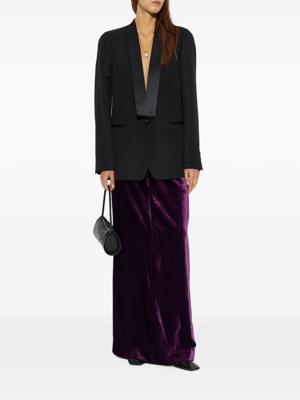 Maison Margiela Fluwelen maxi-rok Paars