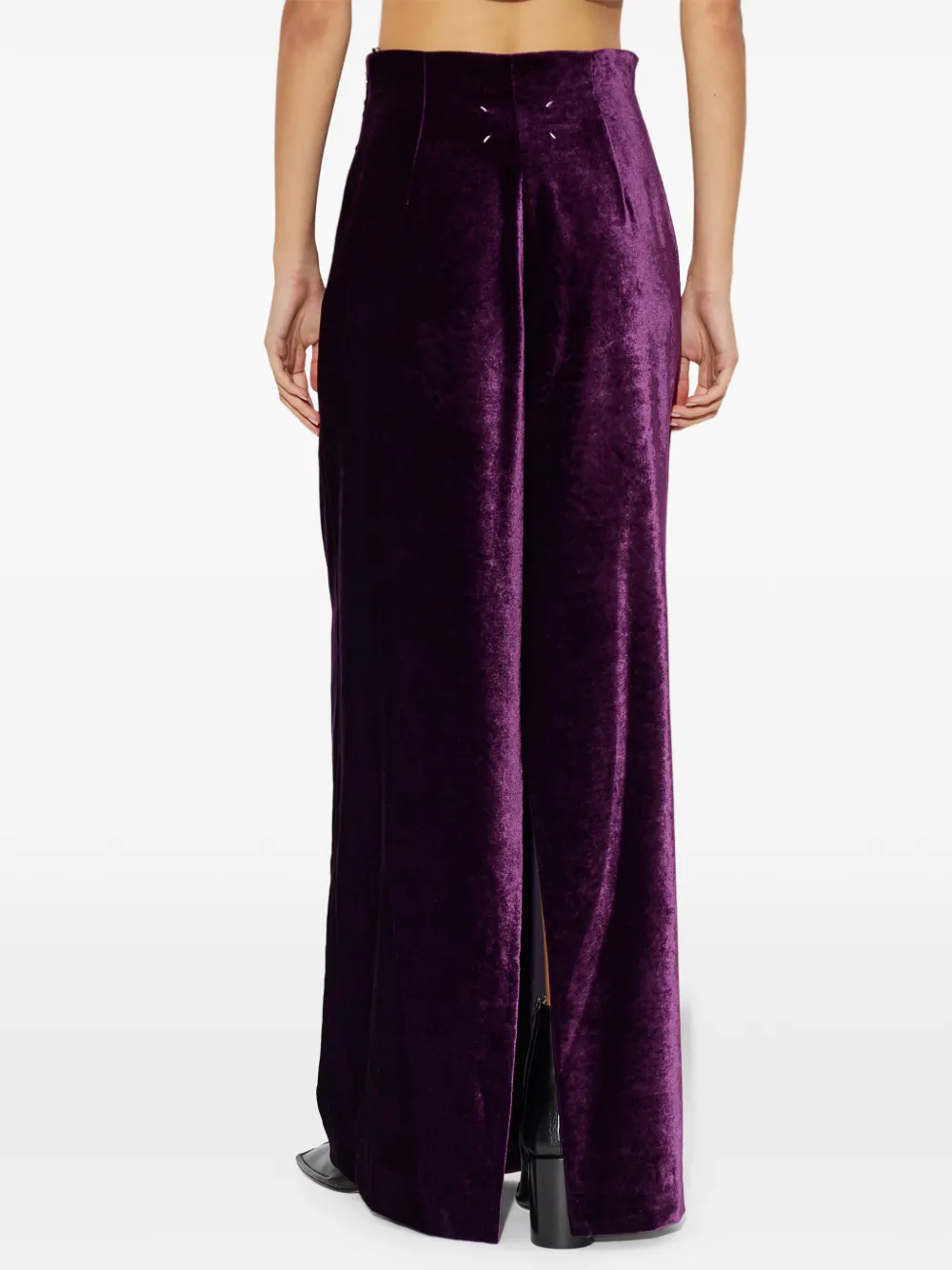 Maison Margiela Fluwelen maxi-rok Paars