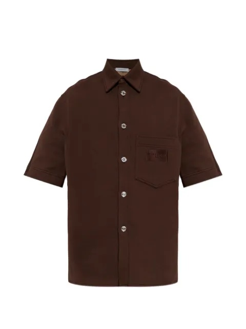 Givenchy Couture Seam logo-patch short-sleeve shirt