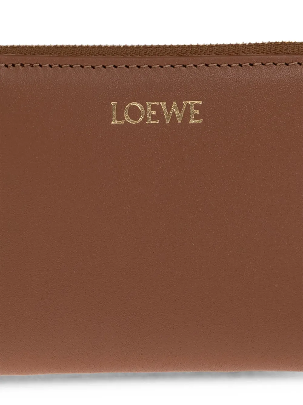 Loewe Logo-print Leather Wallet In Black