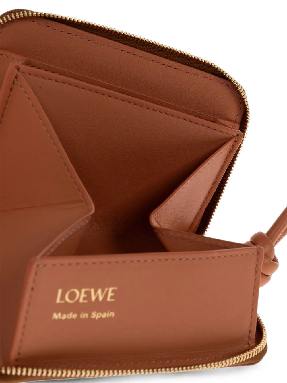 Loewe Logo-print Leather Wallet In Black