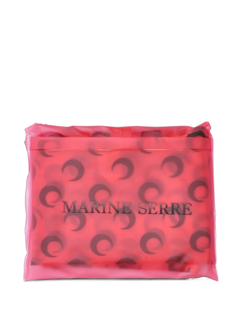 Marine Serre see-through moon shopping bag Roze
