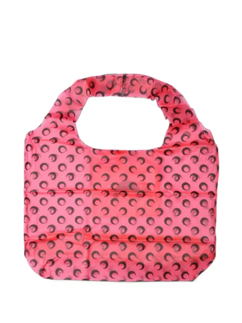 Marine Serre see-through moon shopping bag