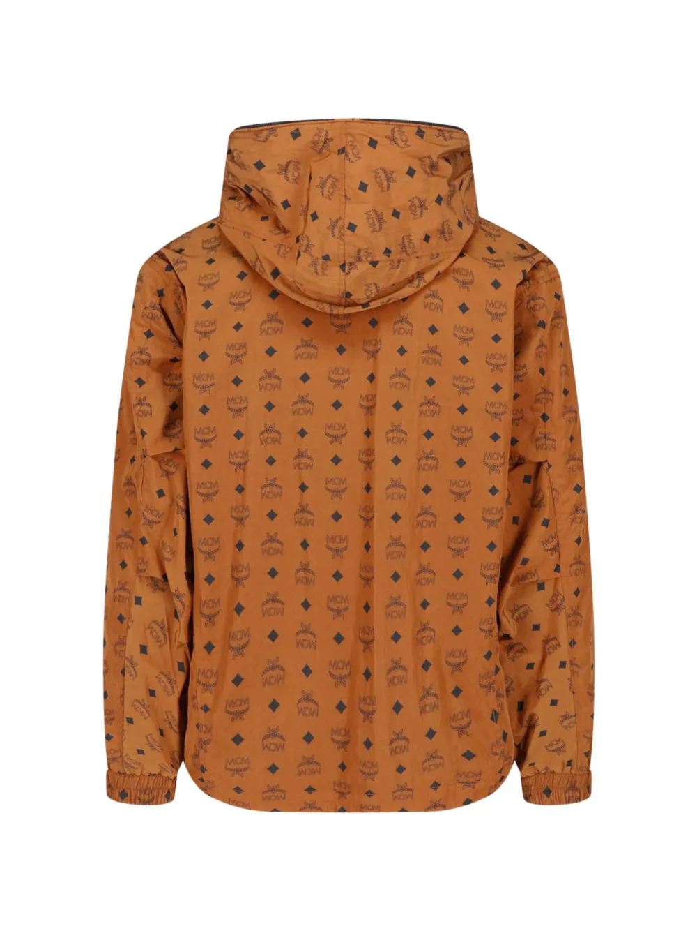 MCM Visetos-print hooded jacket Bruin