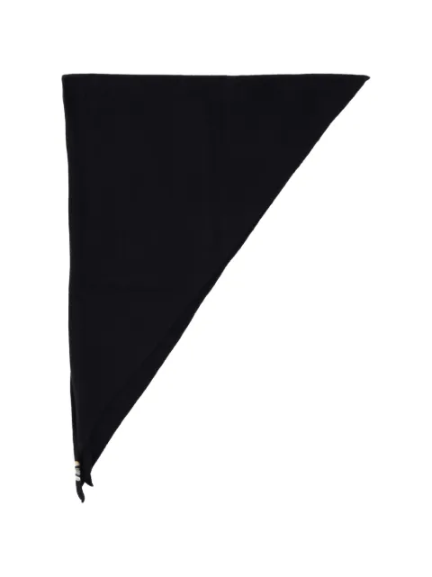extreme cashmere châle en cachemire mélangé à design triangulaire