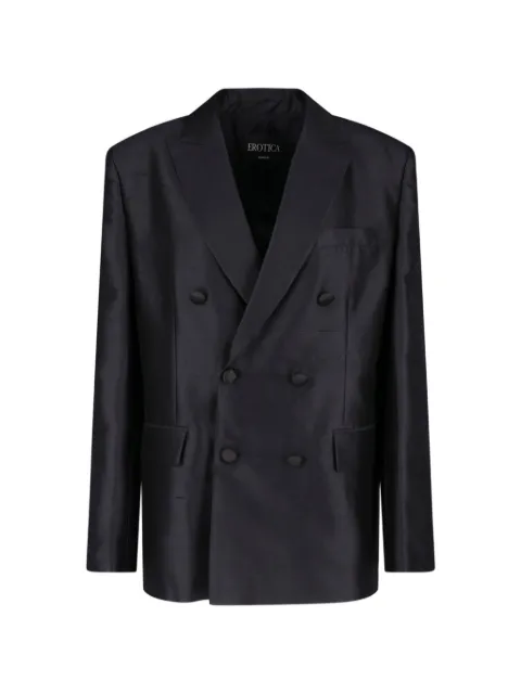 DONDUP double-breasted peak-lapel jacket