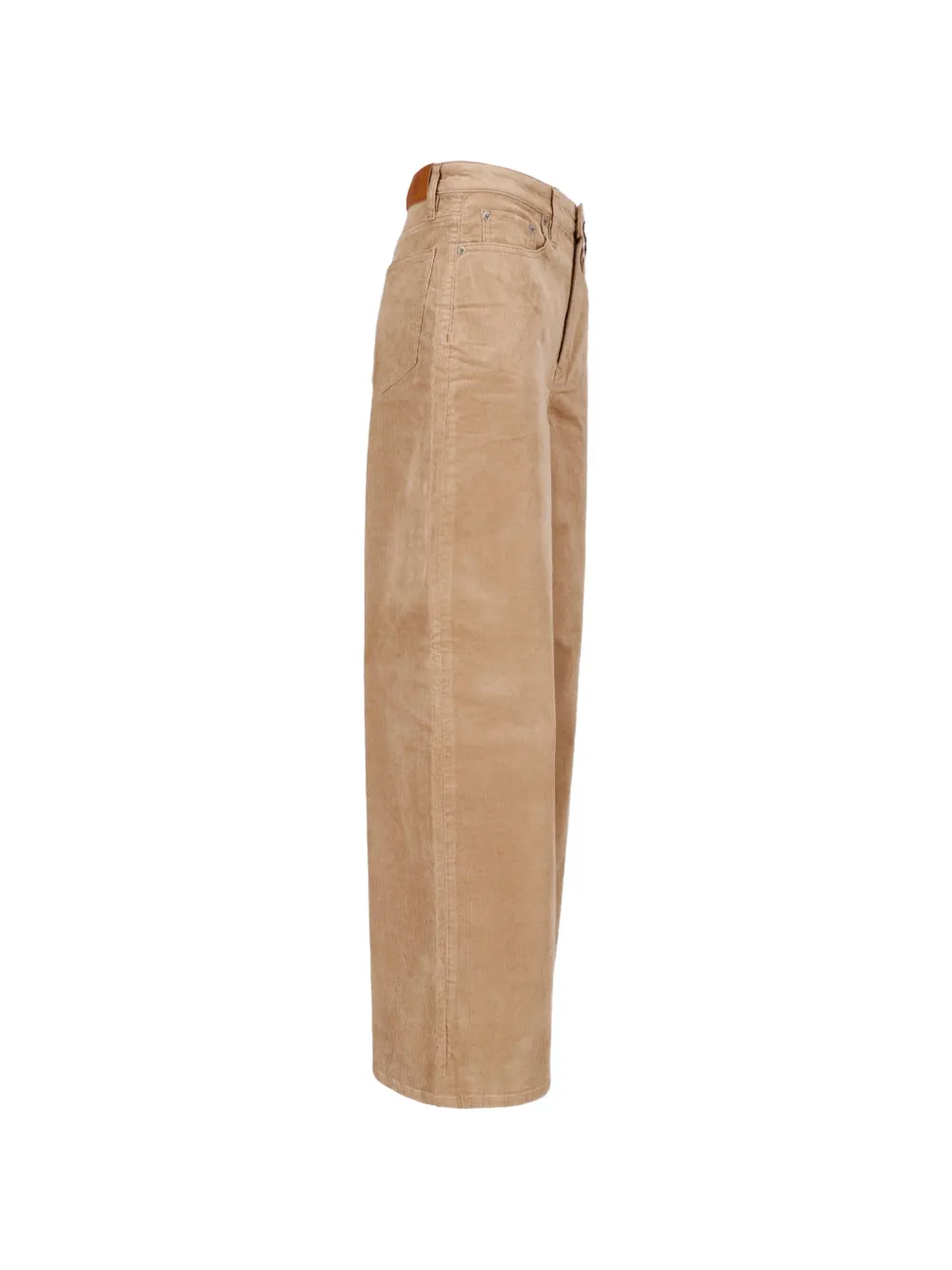 Lauren Ralph Lauren Ribfluwelen broek met wijde pijpen Bruin