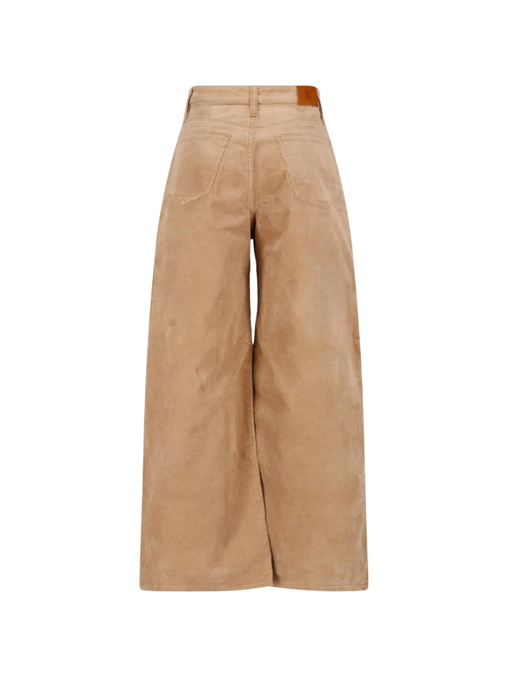 Lauren Ralph Lauren Ribfluwelen broek met wijde pijpen Bruin