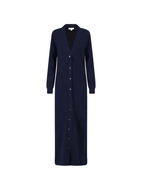 Malo cashmere button-down maxi dress
