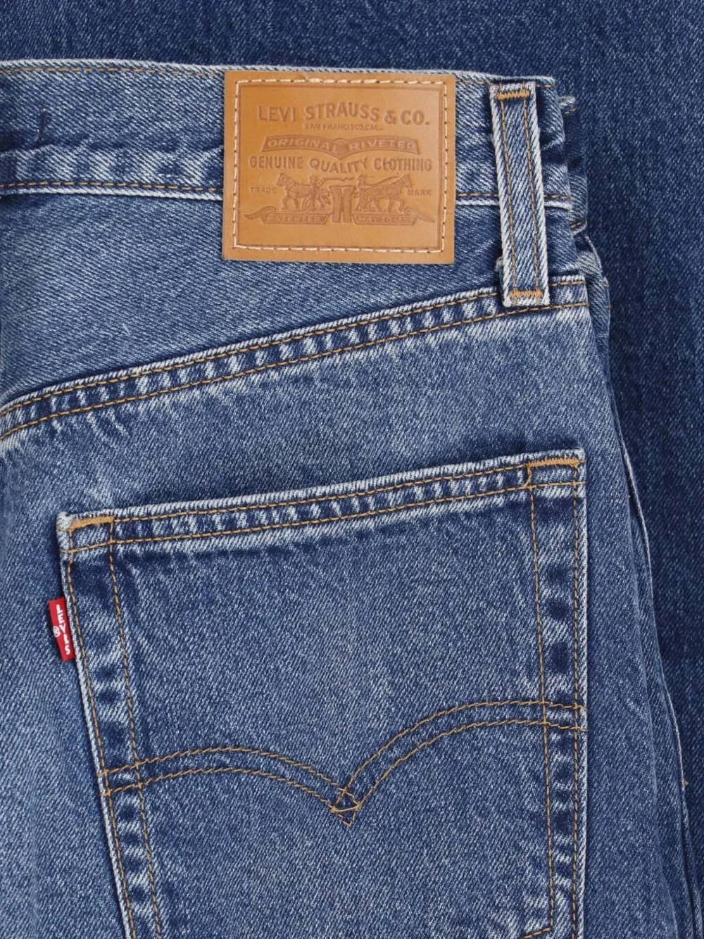 Levi's wide-leg jeans Blauw