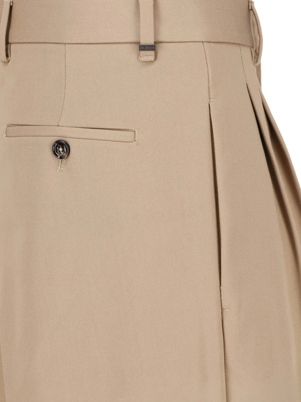 BE ABLE Straight plooibroek Beige