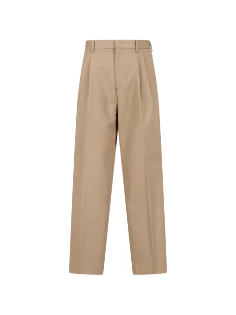 BE ABLE pleated straight-leg trousers