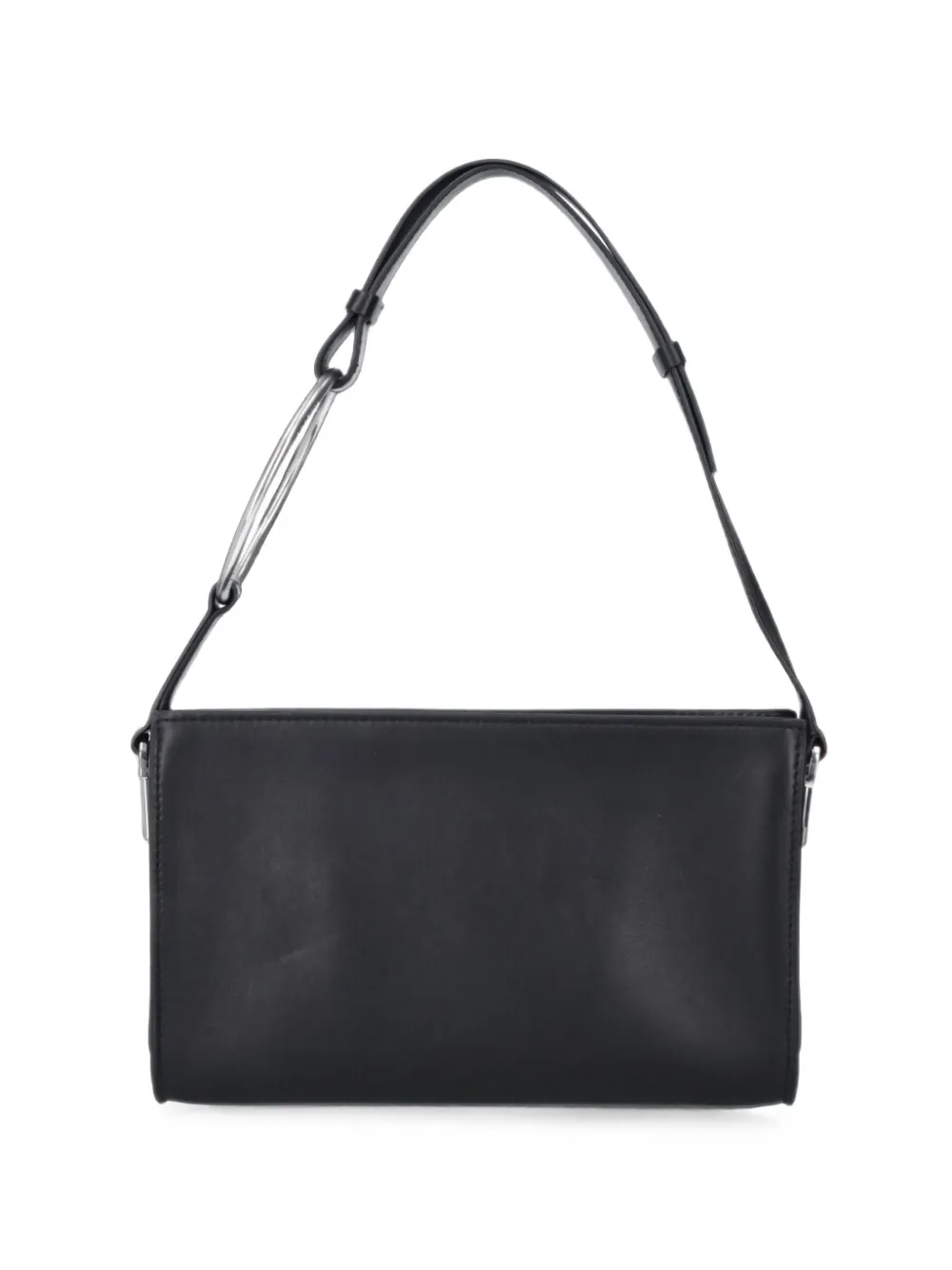 DONDUP ring-detail leather shoulder bag