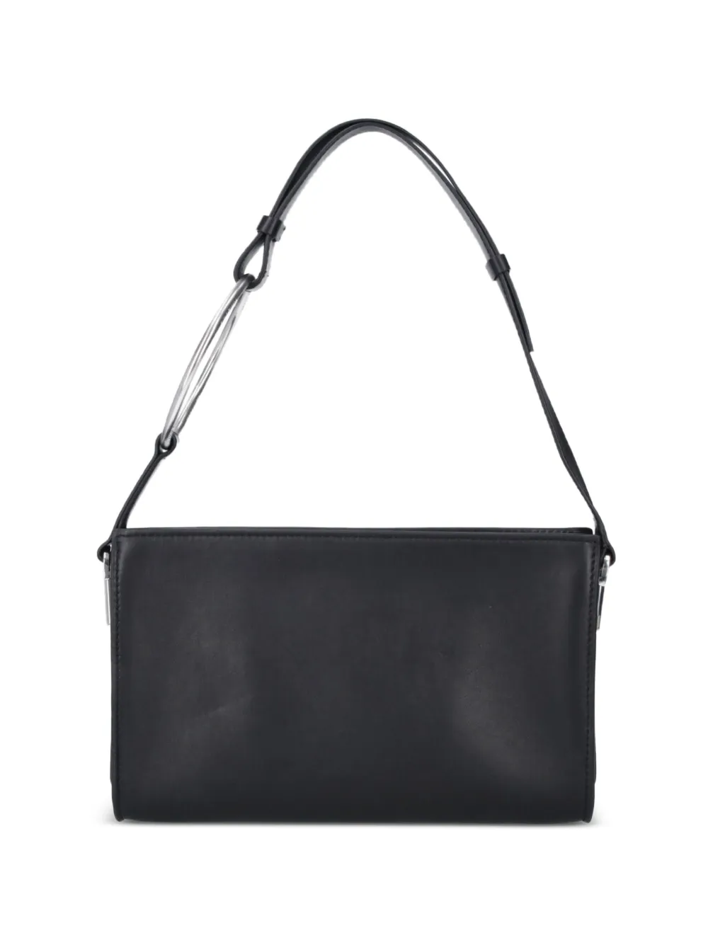DONDUP ring-detail leather shoulder bag