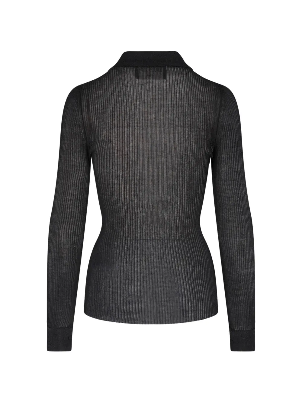 DONDUP Erotica ribgebreid overhemd Zwart