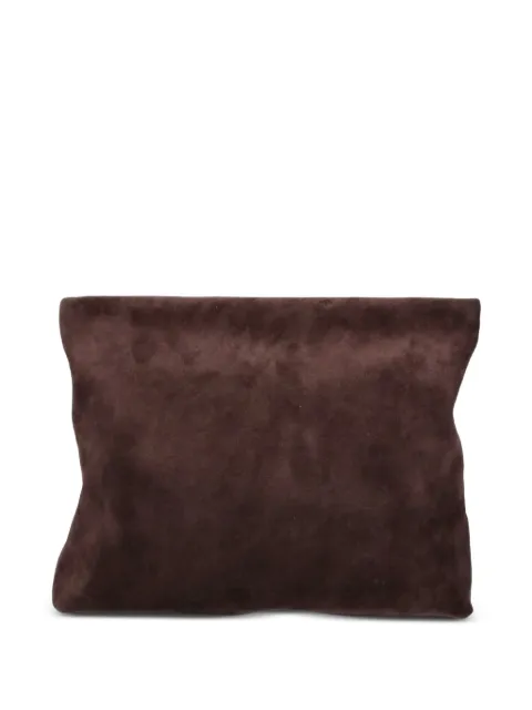 Nili Lotan suede clutch bag