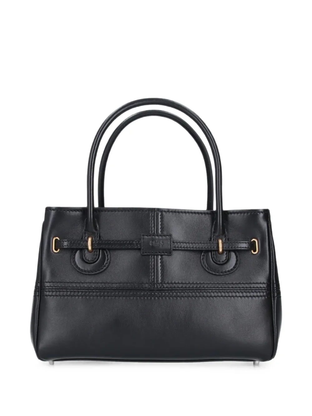 Chloé Kleine Paddington leren shopper met hangslot Zwart