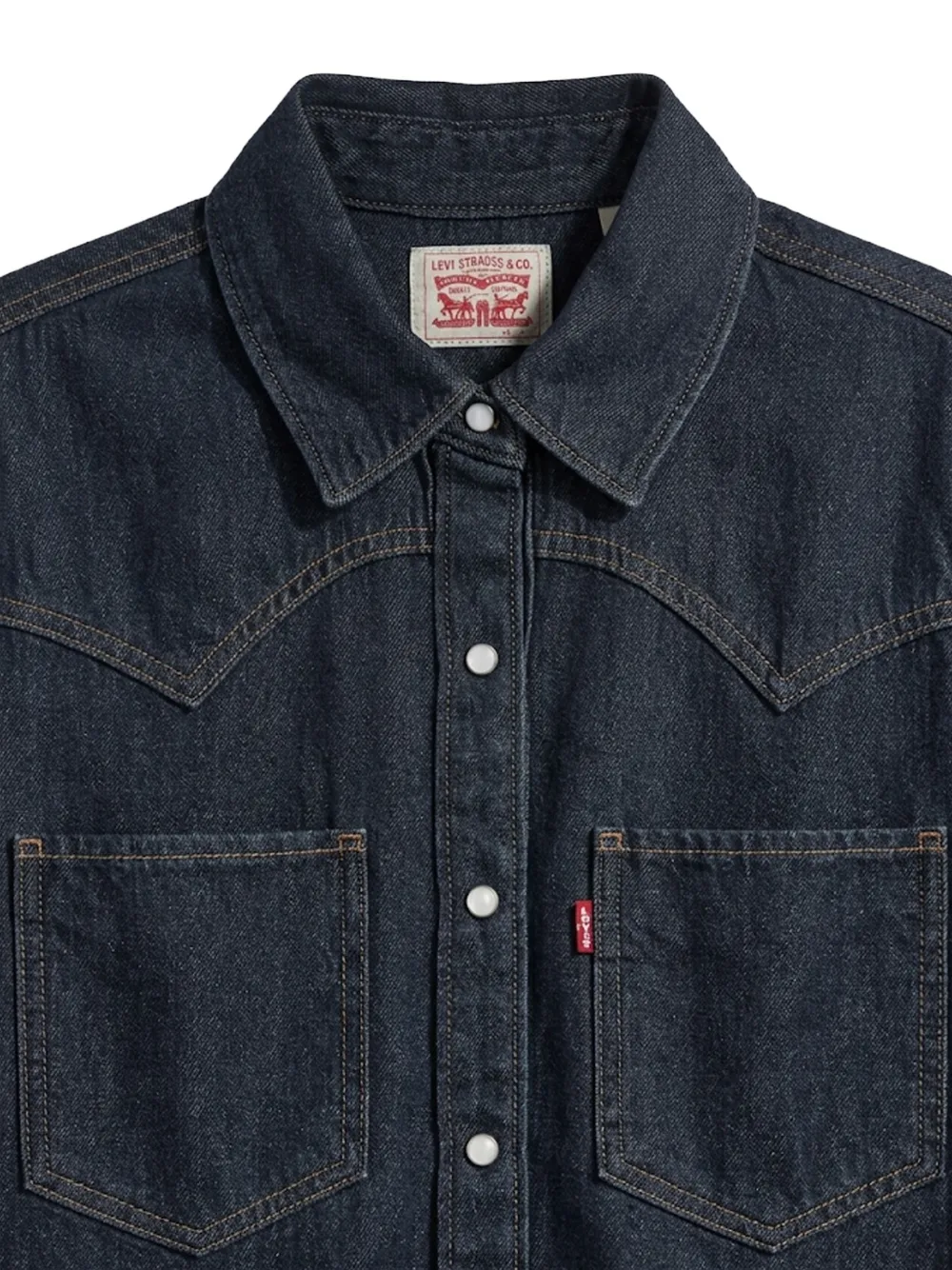 Levi's Teodora Western shirt Blauw