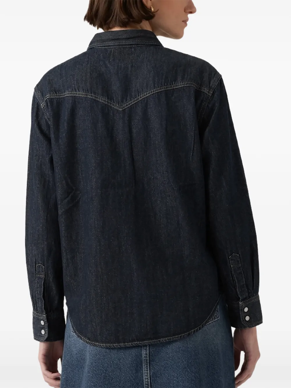 Levi's Teodora Western shirt Blauw