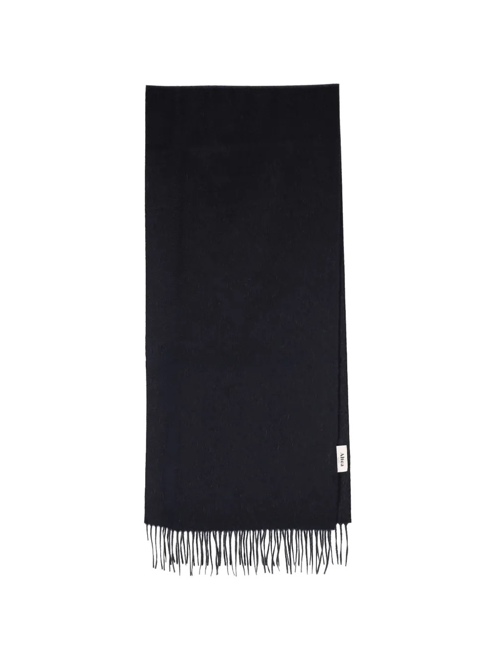 Altea fringed cashmere scarf - Schwarz